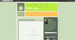 Desktop Screenshot of charlierobinson.blogspot.com