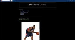 Desktop Screenshot of exclusive-living.blogspot.com