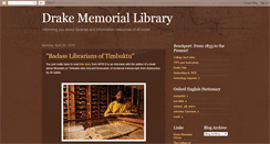 Desktop Screenshot of drakelibrary.blogspot.com