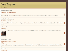 Tablet Screenshot of gregfergusonblog.blogspot.com