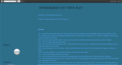 Desktop Screenshot of ephemeris-on-this-day.blogspot.com