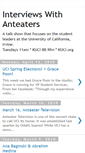 Mobile Screenshot of interviewswithanteaters.blogspot.com