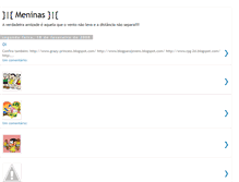 Tablet Screenshot of blogpara-meninasegarotas.blogspot.com
