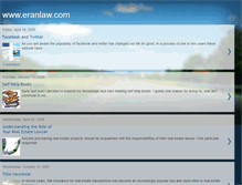 Tablet Screenshot of eranlaw.blogspot.com