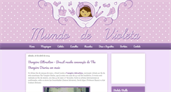 Desktop Screenshot of mundodevioleta.blogspot.com