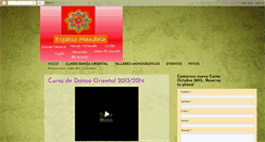 Desktop Screenshot of espacio-mandala.blogspot.com