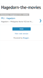 Mobile Screenshot of hagedorn-the-movies.blogspot.com