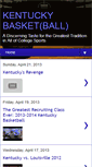 Mobile Screenshot of kentuckybasket.blogspot.com