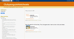 Desktop Screenshot of clubpenguinhotcheats.blogspot.com