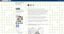 Desktop Screenshot of ilearneditinartclass.blogspot.com