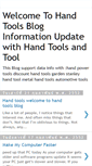 Mobile Screenshot of handtools-blog.blogspot.com