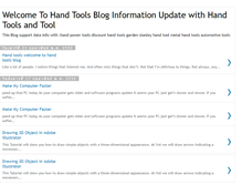 Tablet Screenshot of handtools-blog.blogspot.com