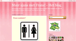 Desktop Screenshot of meer-sjans-met-frans.blogspot.com