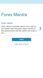 Mobile Screenshot of forexmantraa.blogspot.com