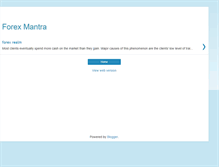 Tablet Screenshot of forexmantraa.blogspot.com