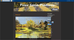 Desktop Screenshot of pilarsoriapinturas.blogspot.com