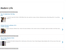 Tablet Screenshot of modern-lifes.blogspot.com