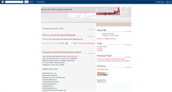 Desktop Screenshot of boycottwebloyaltypartners.blogspot.com
