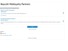 Tablet Screenshot of boycottwebloyaltypartners.blogspot.com