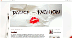 Desktop Screenshot of dance-for-fashion.blogspot.com