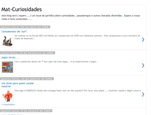 Tablet Screenshot of mat-curiosidades.blogspot.com
