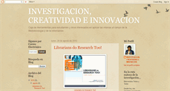 Desktop Screenshot of investigacreaeinnova.blogspot.com