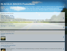 Tablet Screenshot of in-acqua-images.blogspot.com
