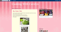 Desktop Screenshot of cooking-with-carolyn.blogspot.com