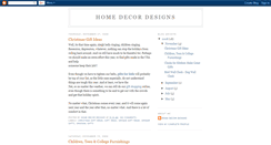 Desktop Screenshot of homedecordesigns.blogspot.com