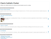 Tablet Screenshot of clarescatholicclutter.blogspot.com