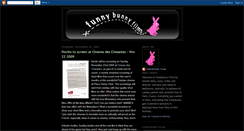 Desktop Screenshot of funnybunnyfilmsnews.blogspot.com