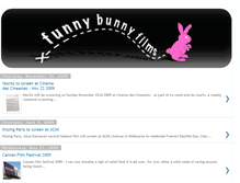 Tablet Screenshot of funnybunnyfilmsnews.blogspot.com