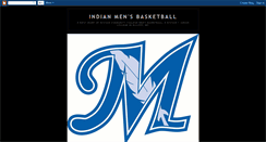 Desktop Screenshot of indianmensbasketball.blogspot.com