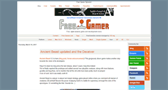 Desktop Screenshot of freegamer.blogspot.com
