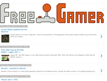 Tablet Screenshot of freegamer.blogspot.com