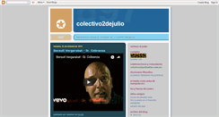 Desktop Screenshot of colectivo2dejulio.blogspot.com
