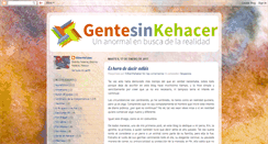 Desktop Screenshot of gentesinkehacer.blogspot.com