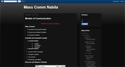 Desktop Screenshot of masscommnabila.blogspot.com