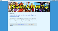 Desktop Screenshot of crakkajamma.blogspot.com
