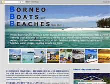 Tablet Screenshot of borneoboatsbeaches.blogspot.com