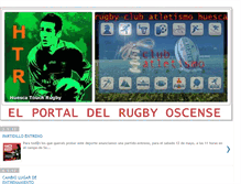 Tablet Screenshot of huescatouchrugby.blogspot.com