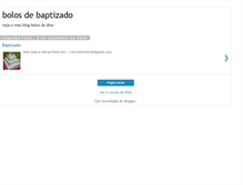 Tablet Screenshot of bolosdebaptizado.blogspot.com