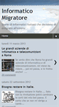 Mobile Screenshot of informatico-migratore.blogspot.com