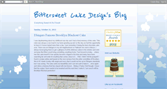 Desktop Screenshot of bittersweetcakedesign.blogspot.com