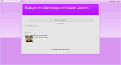 Desktop Screenshot of odontosaudecoletiva.blogspot.com