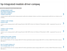 Tablet Screenshot of hp-integrated-module-driver-compaq.blogspot.com