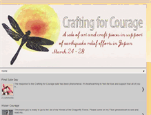 Tablet Screenshot of craftingforcourage.blogspot.com