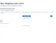 Tablet Screenshot of bestweightlosspillsonline.blogspot.com