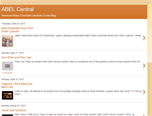 Tablet Screenshot of abelcentral.blogspot.com