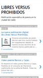 Mobile Screenshot of libresversusprohibidos.blogspot.com